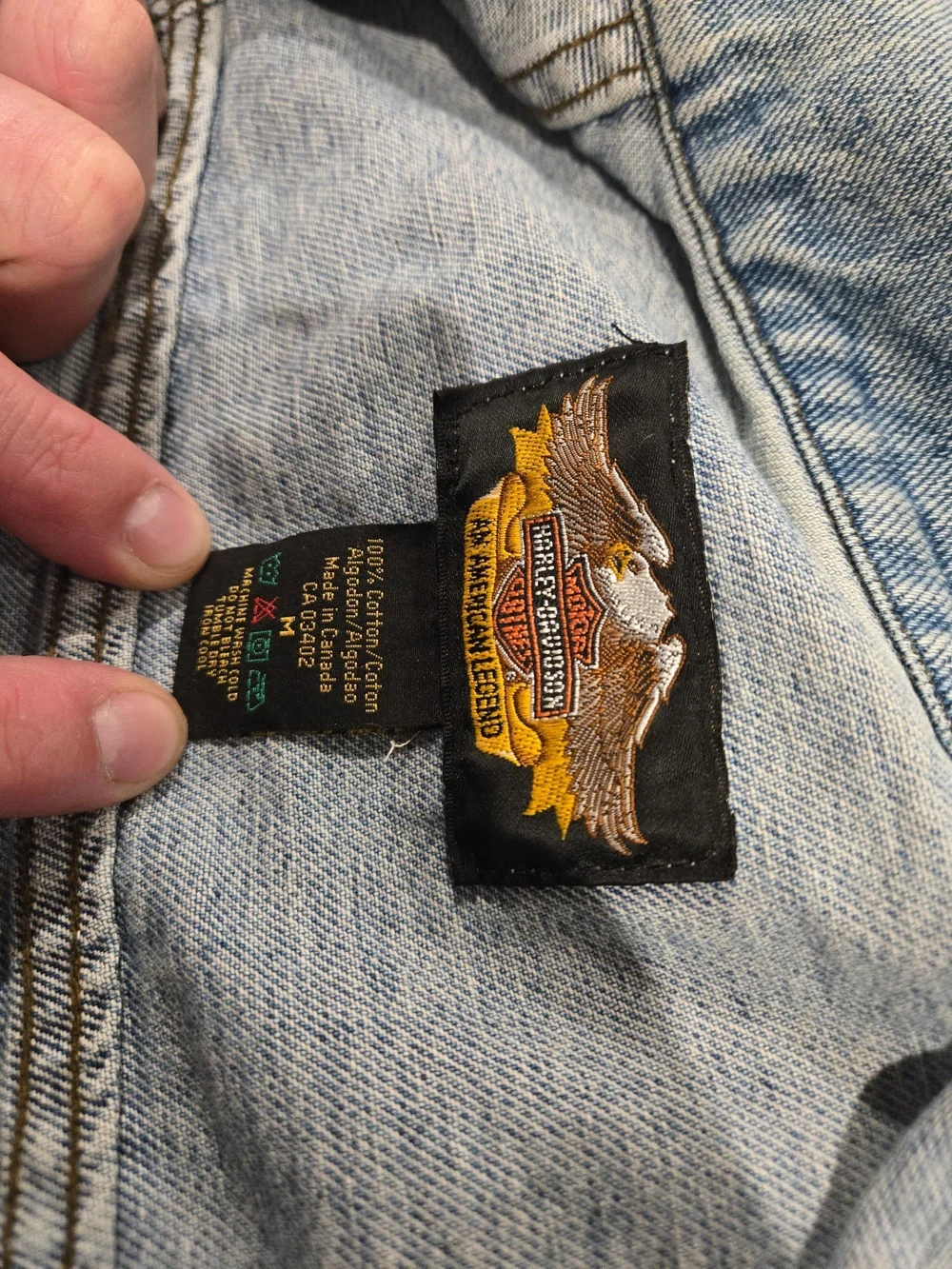 Harley-Davidson Light Blue Denim Jean Jacket
